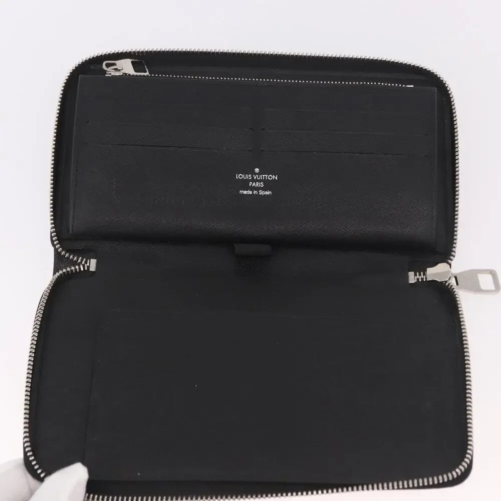 Louis Vuitton Damier Graphite Zippy Organizer Long Wallet Black